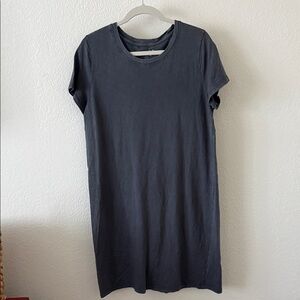 Universal Thread Dark Gray T-Shirt Dress